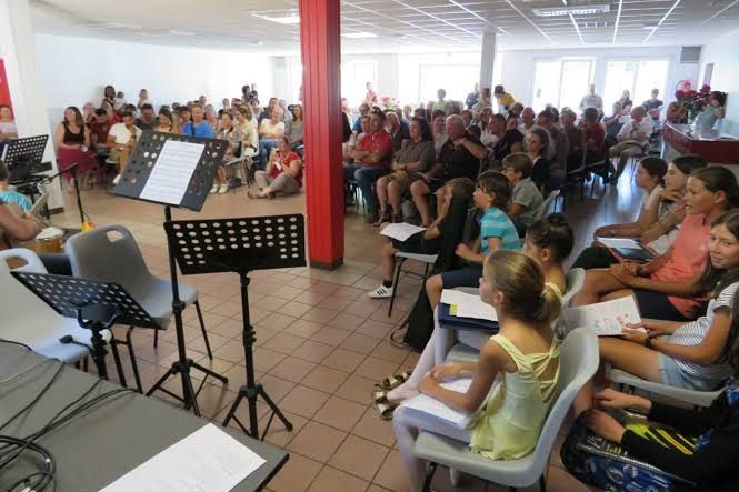 Audition de fin d’année de l’École de Musique de Navenne devant les familles