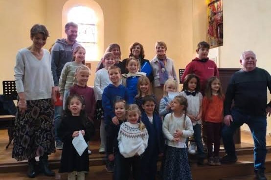L’heure musicale à l’église de Navenne, élèves et professeurs réunis